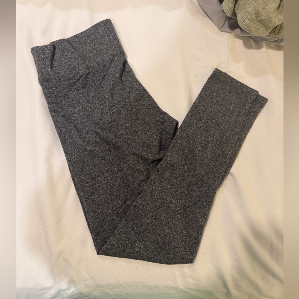 PINK Victoria's Secret Charcoal Yoga Leggings